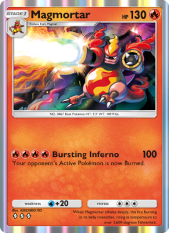 Magmortar - pokemon TCG Card