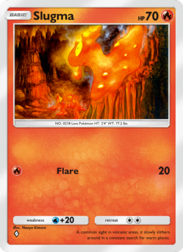 Slugma - Pokémon TCG Card