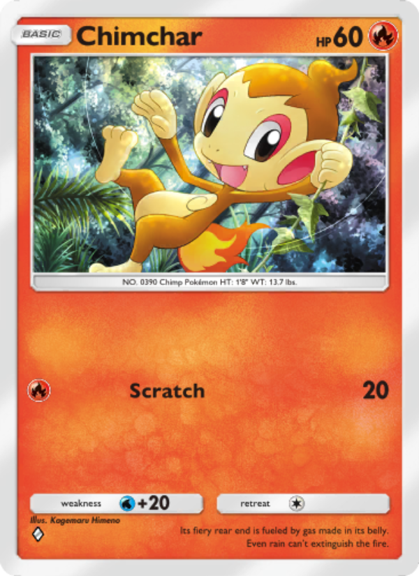 Chimchar - Pokémon TCG Card