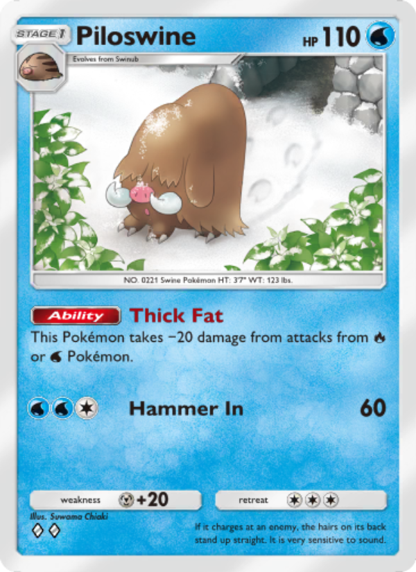 Piloswine - Pokémon TCG Card
