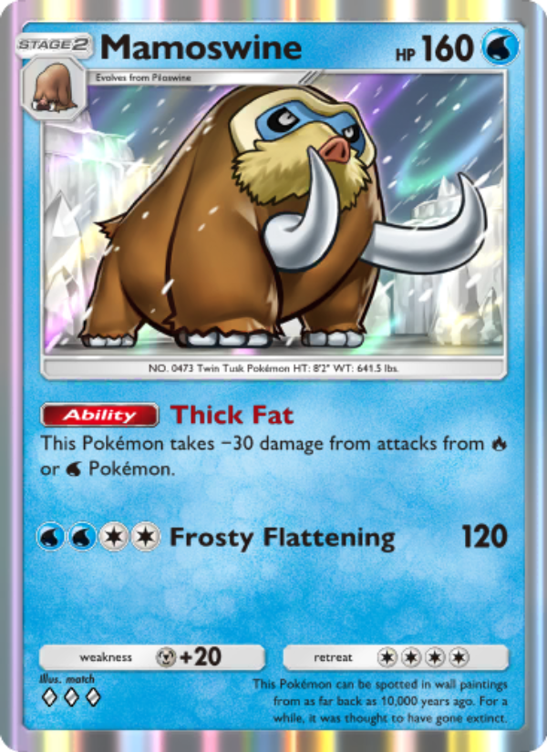 Mamoswine - Pokémon TCG Card