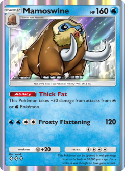 Mamoswine - pokemon TCG Card