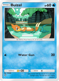 Buizel - pokemon TCG Card