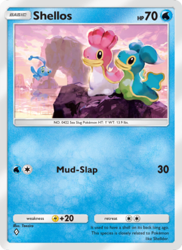 Shellos - Pokémon TCG Card