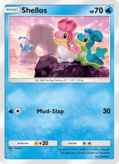 Shellos - pokemon TCG Card