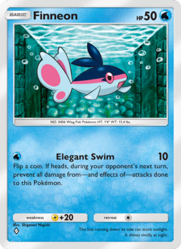 Finneon - Pokémon TCG Card