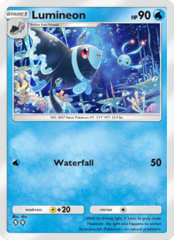 Lumineon - pokemon TCG Card