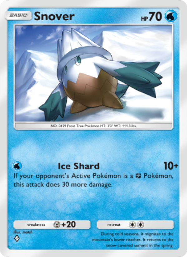 Snover - Pokémon TCG Card