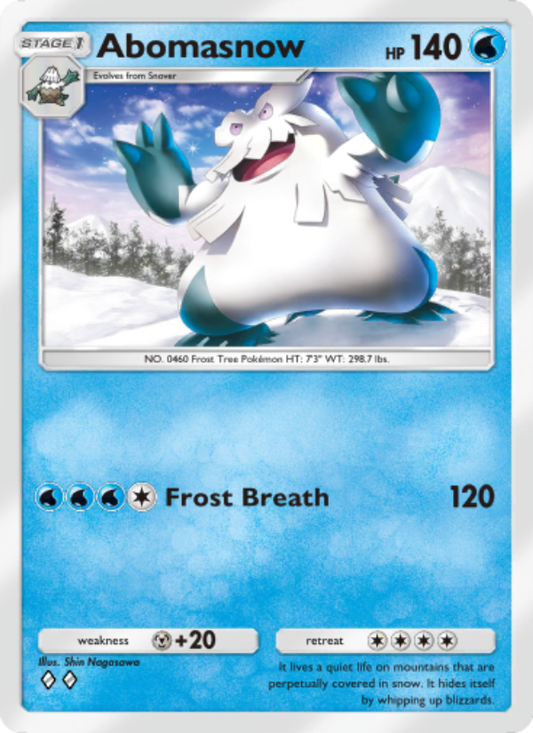 Abomasnow - Pokémon TCG Card