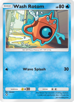 Wash Rotom - pokemon TCG Card