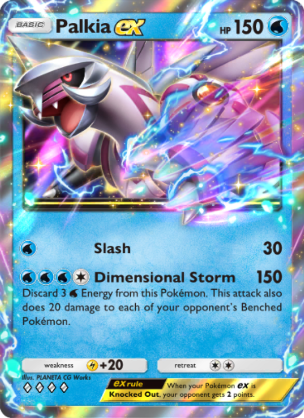 Palkia ex - Pokémon TCG Card