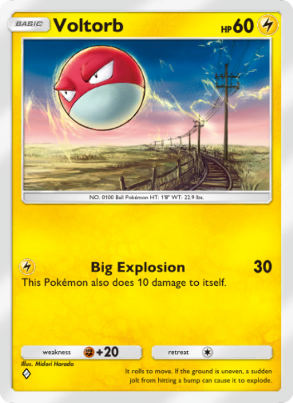 Voltorb - Pokémon TCG Card