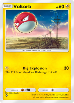Voltorb - pokemon TCG Card