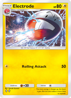 Electrode - pokemon TCG Card