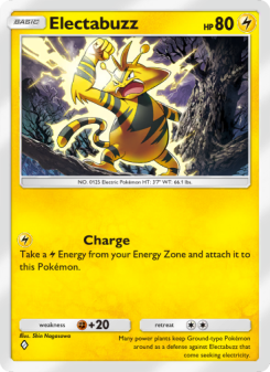 Electabuzz - pokemon TCG Card