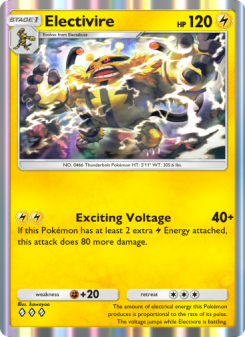 Electivire - pokemon TCG Card