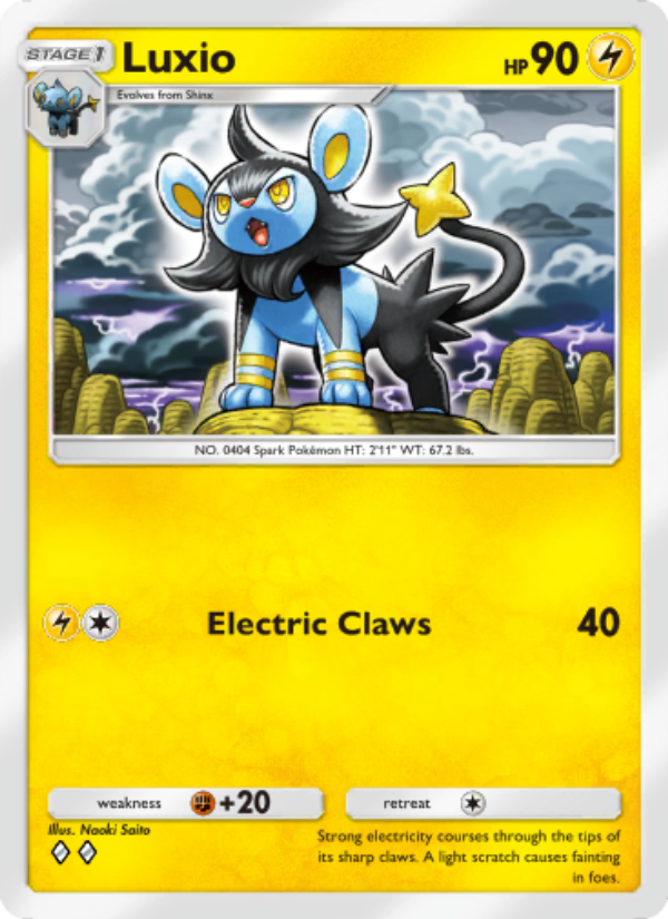 Luxio - Pokémon TCG Card