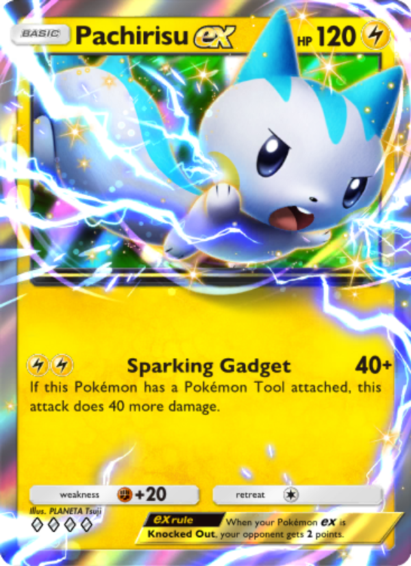 Pachirisu ex - Pokémon TCG Card