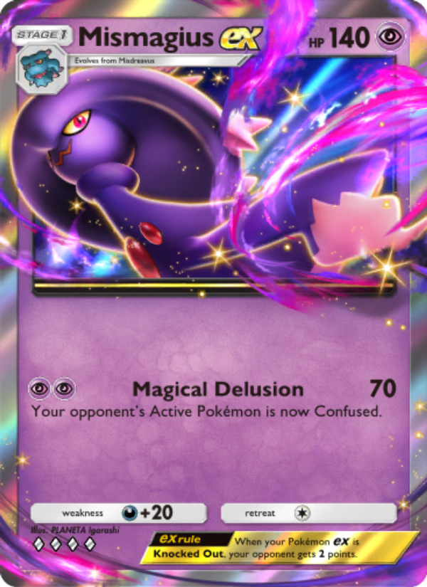 Mismagius ex - Pokémon TCG Card