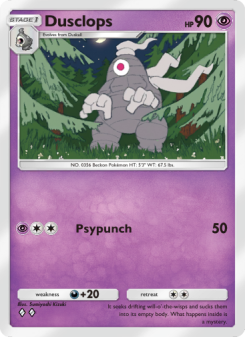 Dusclops - pokemon TCG Card