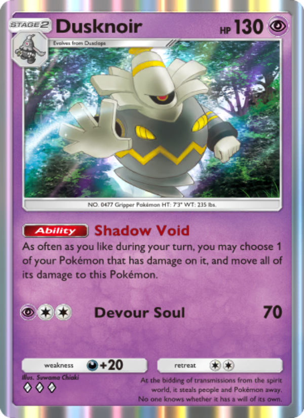 Dusknoir - Pokémon TCG Card