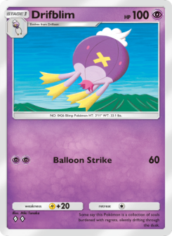 Drifblim - pokemon TCG Card
