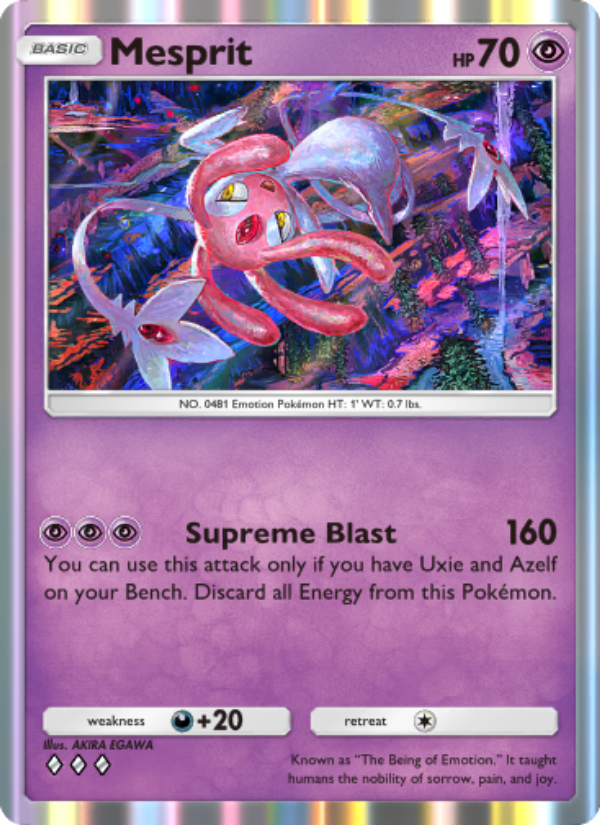 Mesprit - Pokémon TCG Card