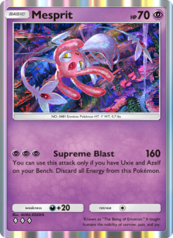 Mesprit - pokemon TCG Card