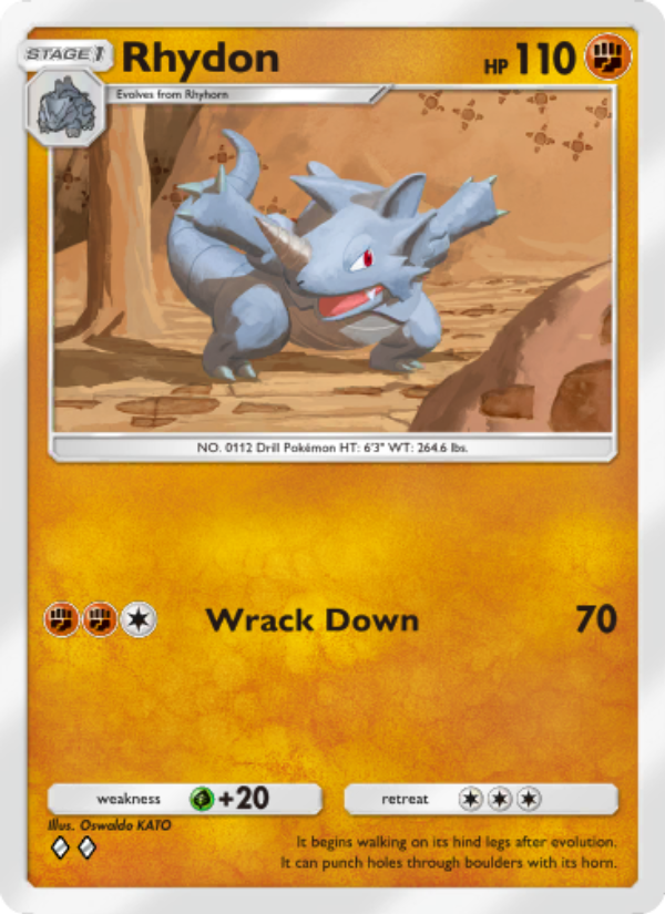 Rhydon - Pokémon TCG Card