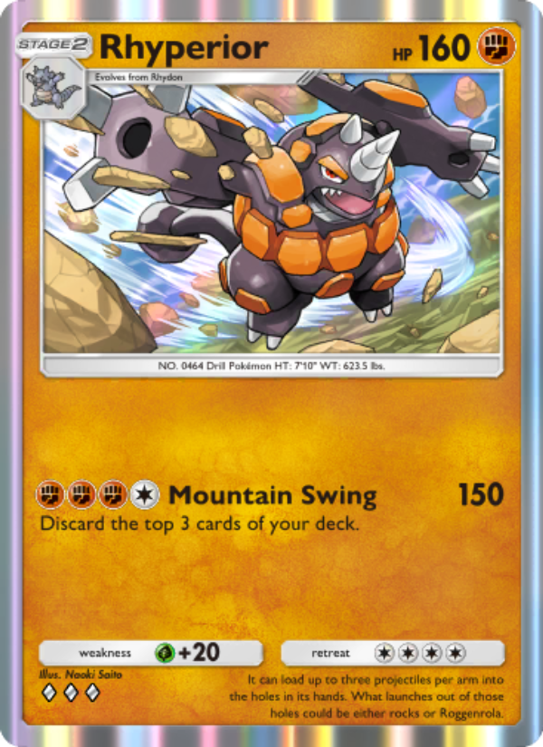 Rhyperior - Pokémon TCG Card
