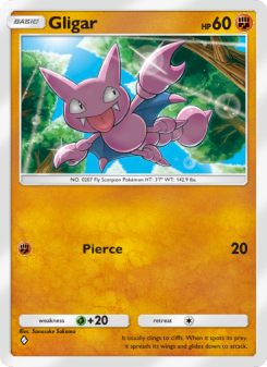 Gligar - pokemon TCG Card