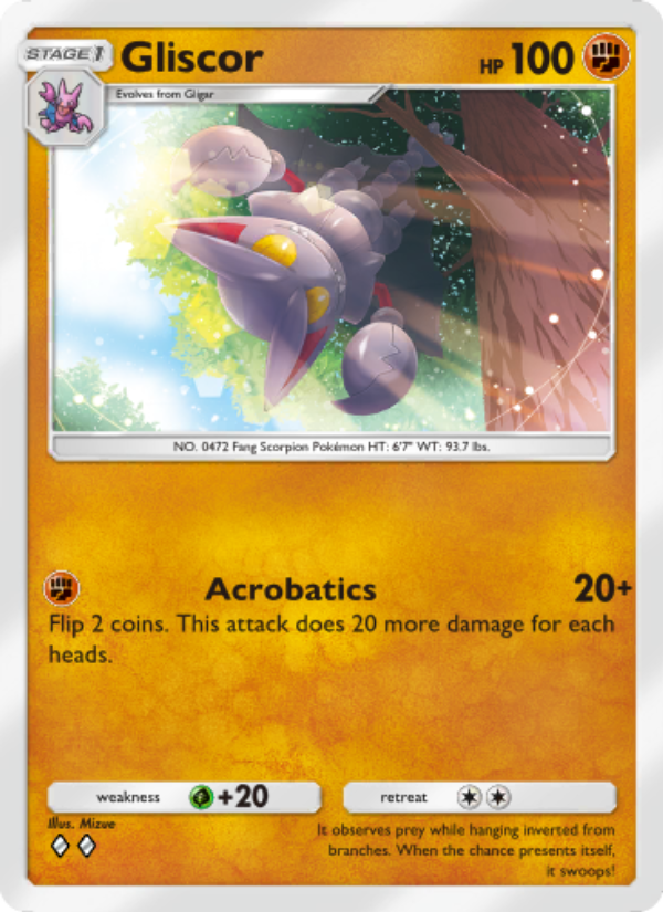Gliscor - Pokémon TCG Card