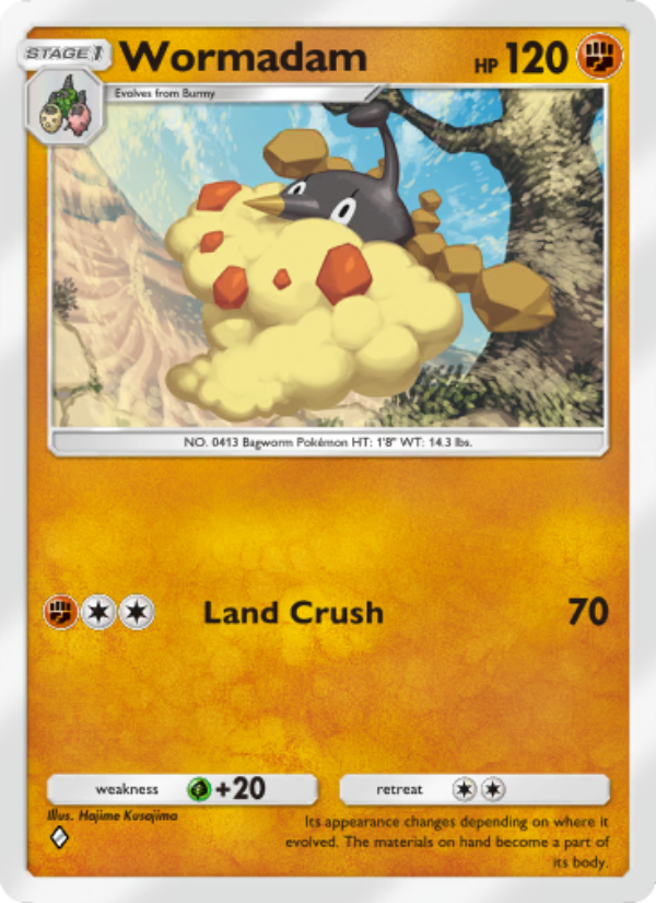Wormadam - Pokémon TCG Card