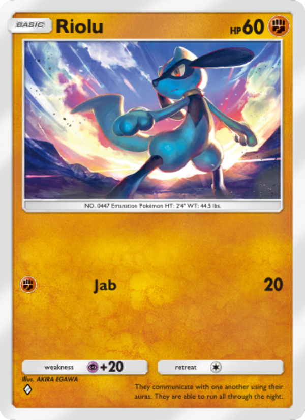 Riolu - Pokémon TCG Card