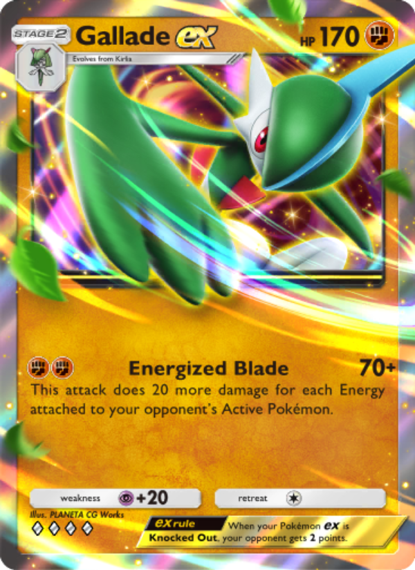 Gallade ex - Pokémon TCG Card