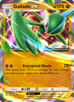 Gallade ex - pokemon TCG Card