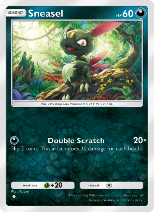 Sneasel - Pokémon TCG Card