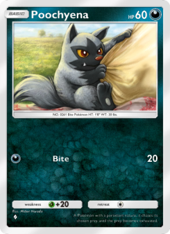Poochyena - pokemon TCG Card