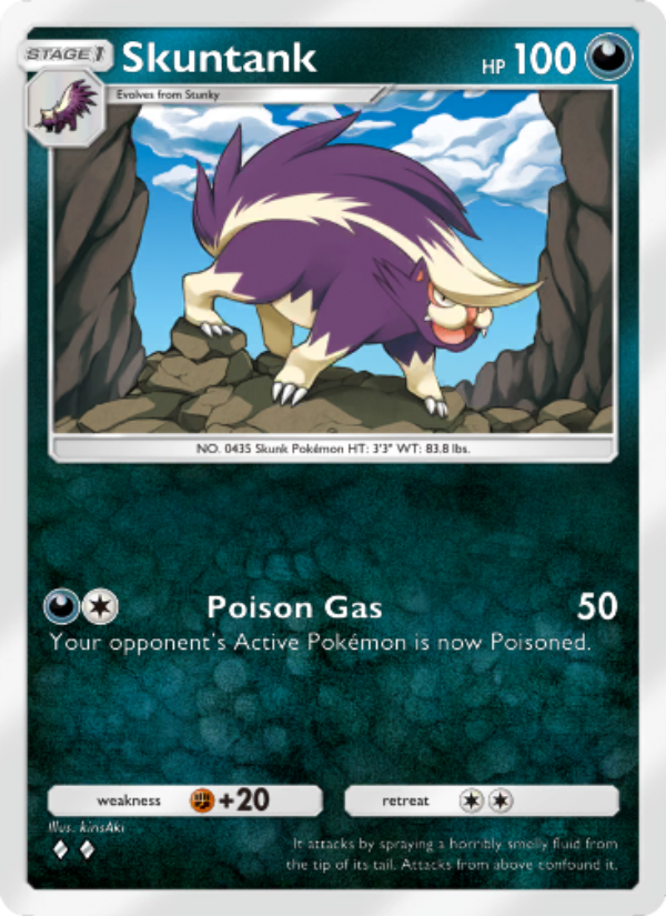 Skuntank - Pokémon TCG Card