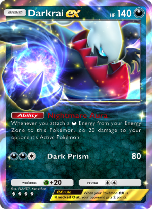Darkrai ex - Pokémon TCG Card