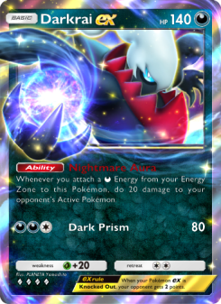 Darkrai ex - pokemon TCG Card