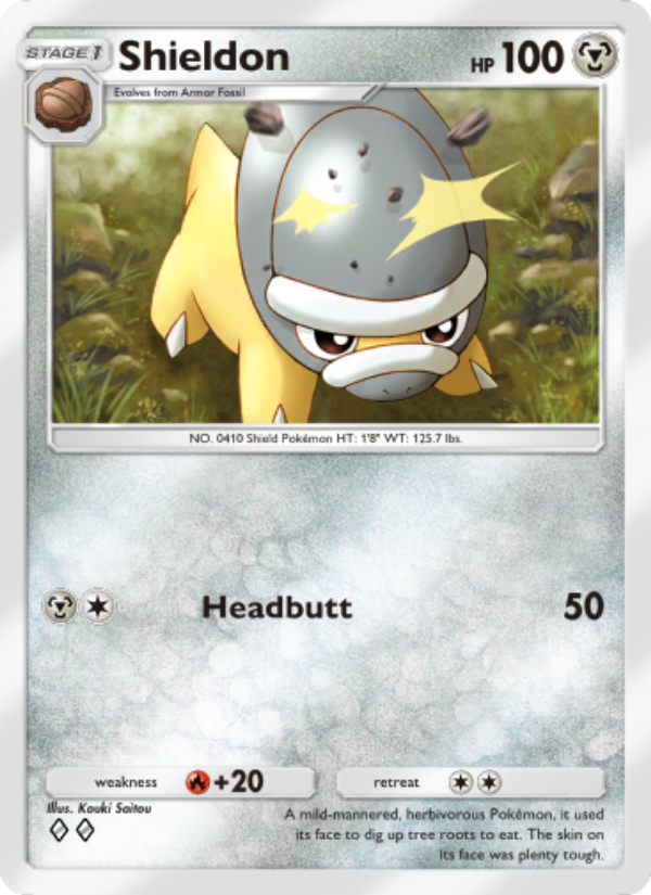 Shieldon - Pokémon TCG Card