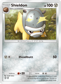 Shieldon - pokemon TCG Card