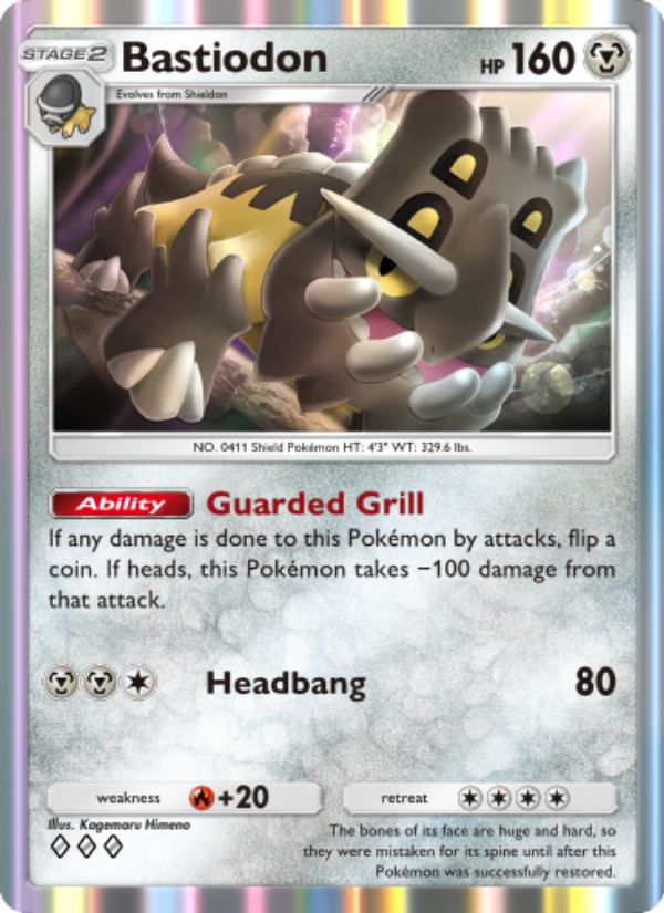 Bastiodon - Pokémon TCG Card
