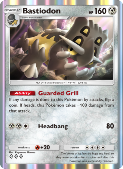 Bastiodon - pokemon TCG Card
