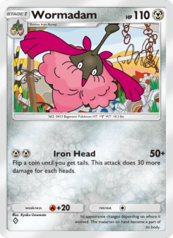 Wormadam - pokemon TCG Card