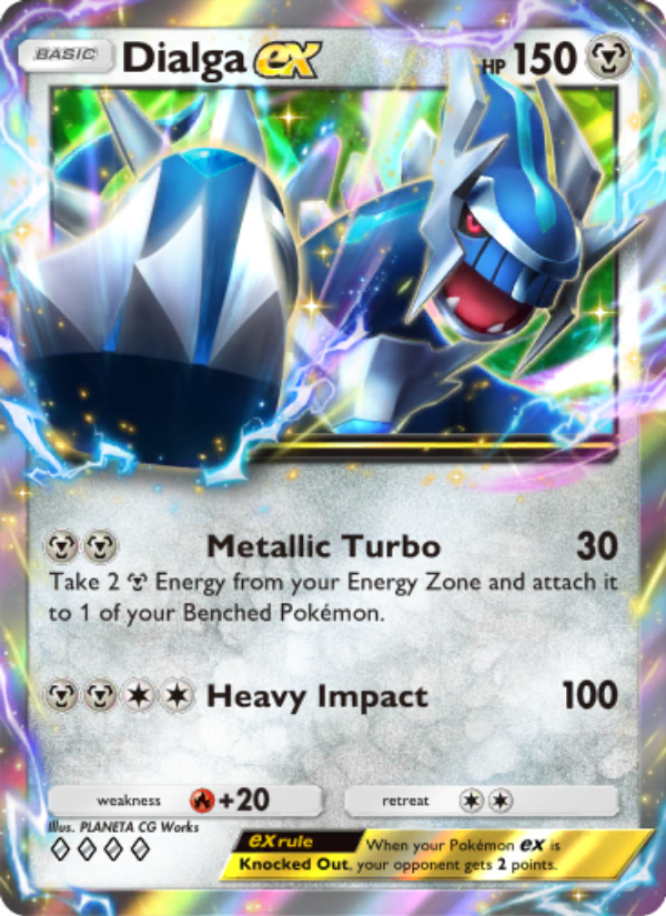 Dialga ex - Pokémon TCG Card
