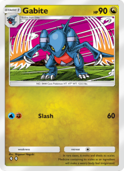 Gabite - pokemon TCG Card