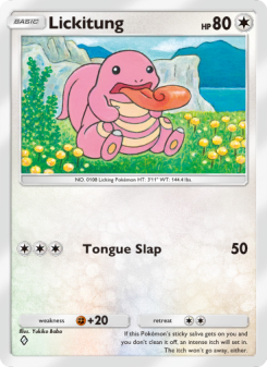 Lickitung - pokemon TCG Card