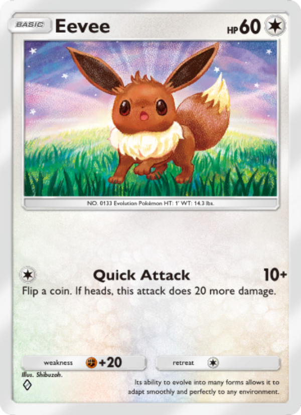 Eevee - Pokémon TCG Card